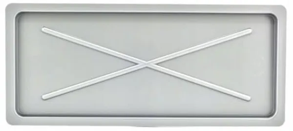 Tørretumblere>Opvaskestativ 55x24 cm sølv