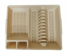 Opvasket tørrestativ med afløb - BEIGE Bentom New