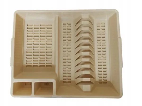 Opvasket tørrestativ med afløb - BEIGE Bentom New