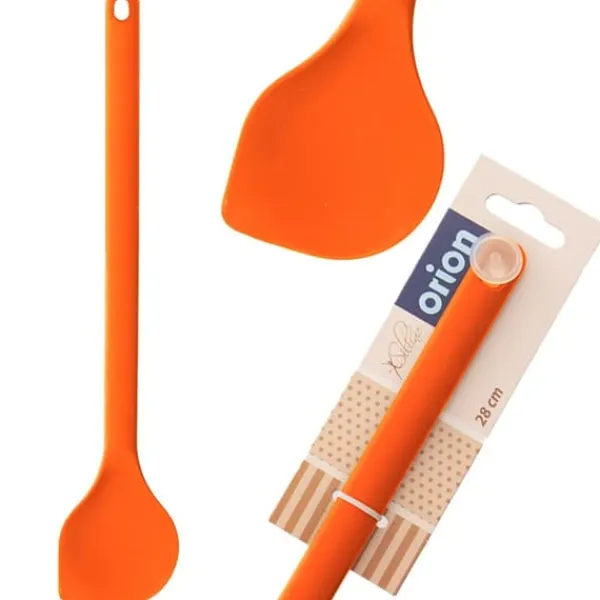 Køkkenskrabere>Orange silikone køkkenspatel SILLINIE 28 cm