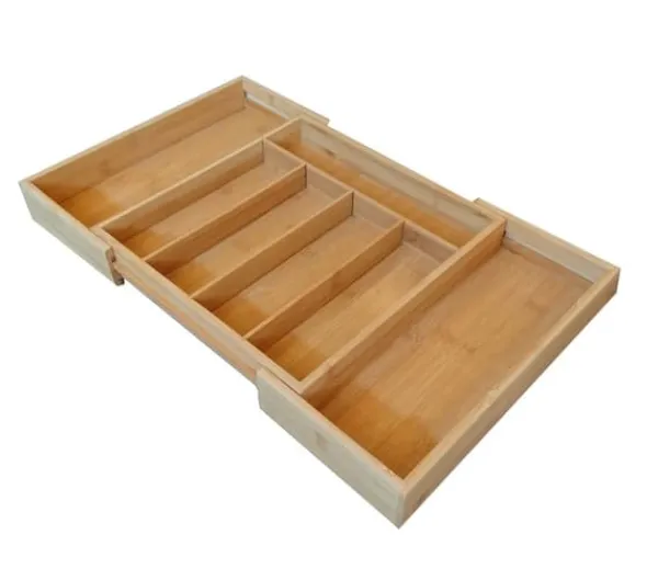 Organiseringsindsats til bestikskuffe, udtrækbar 52/31x31x5cm KRISBERG KS-2546 Best