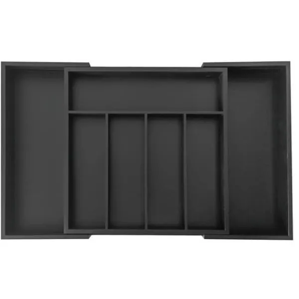 Opbevaringssystem Til Køkkenskuffer>Organiseringsindsats til bestikskuffe, udtrækbar 52/31x31cm KINGHOFF KH-1745