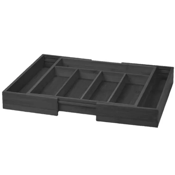 Opbevaringssystem Til Køkkenskuffer>Organiseringsindsats til bestikskuffe, udtrækbar 52/31x31cm KINGHOFF KH-1745