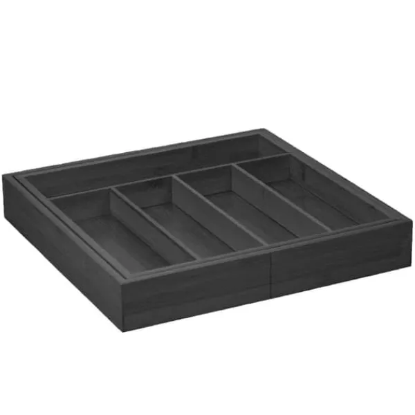Opbevaringssystem Til Køkkenskuffer>Organiseringsindsats til bestikskuffe, udtrækbar 52/31x31cm KINGHOFF KH-1745