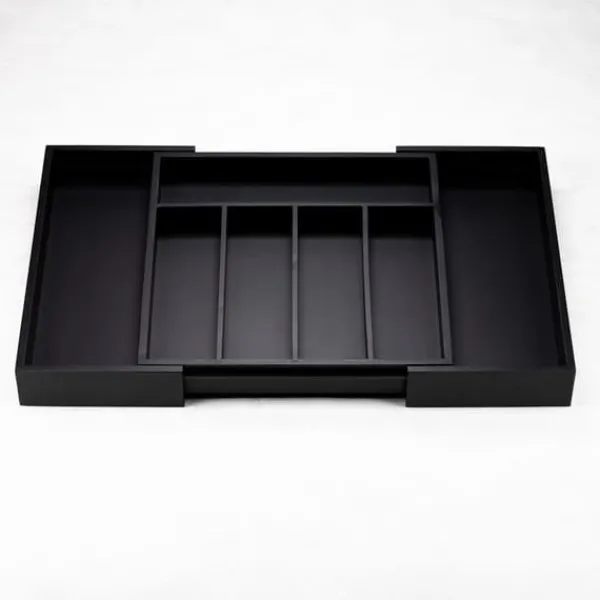 Opbevaringssystem Til Køkkenskuffer>Organiseringsindsats til bestikskuffe, udtrækbar 52/31x31cm KINGHOFF KH-1745