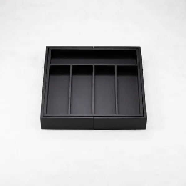 Opbevaringssystem Til Køkkenskuffer>Organiseringsindsats til bestikskuffe, udtrækbar 52/31x31cm KINGHOFF KH-1745