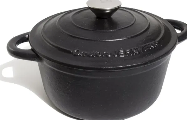 Gryder, Stegepander Og Kasseroller>Orrefors Jernverk gjutjärnsgryta, 5 liter, svart