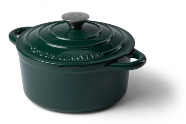 Gryder, Stegepander Og Kasseroller>Orrefors Jernverk Gjutjärnsgryta 2,8L, Mörkgrön