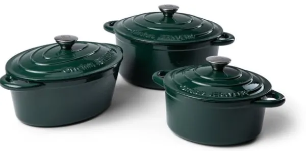 Gryder, Stegepander Og Kasseroller>Orrefors Jernverk Gjutjärnsgryta 2,8L, Mörkgrön