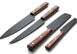 Orrefors Jernverk, Knivsæt af Asketræ, 4-Pack Online