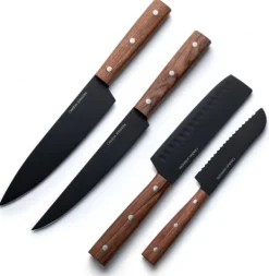 Orrefors Jernverk, Knivsæt af Asketræ, 4-Pack Online
