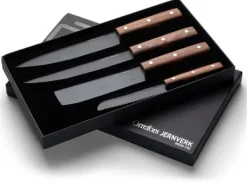 Orrefors Jernverk, Knivsæt af Asketræ, 4-Pack Online