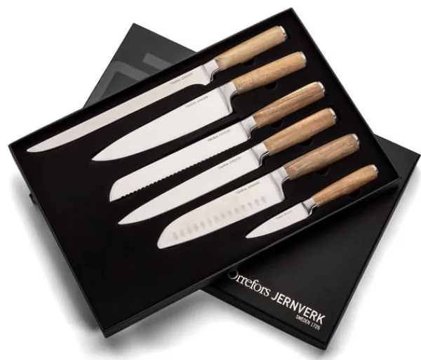 Køkkenknive>Orrefors Jernverk 6-pack Knivar Acacia