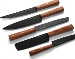 Orrefors Jernverk 5-pak knive sort Hot