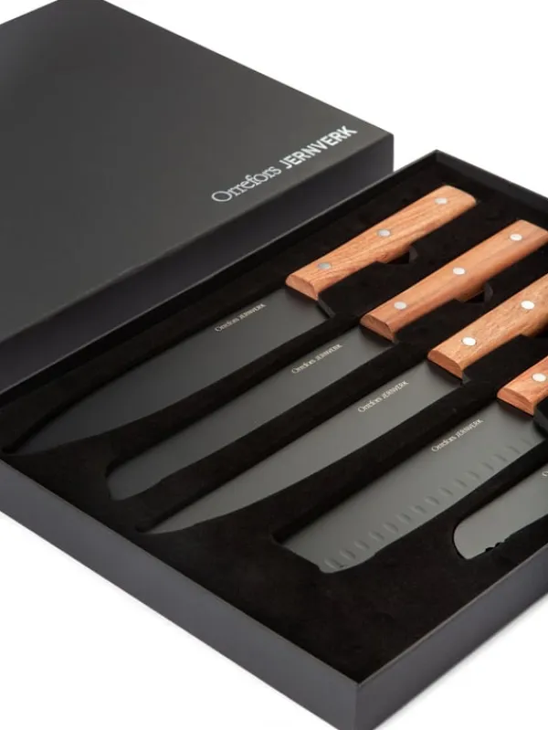 Orrefors Jernverk 5-pak knive sort Hot