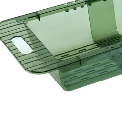 Over-The-Clean-si Udtrækkeligt design Transparent Hurtigt afløb Holdbart PET-vaskedørssi Transparent Grøn si med udtrækkeligt design Hot