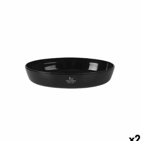 Tallerkener & Bordservicer>Ovn Fad Santa Clara Silikone Borosilikatglas Oval 30 x 21 x 6,5 cm (2 enheder)