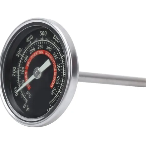 Køkkentermometre>Ovngrilltermometer i rustfrit stål - præcis temperaturmåler til madlavning