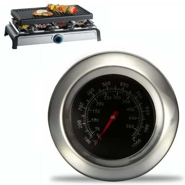 Ovntermometer Rustfrit Stål Bredt Temperaturområde Kødtermometer til Køkkenmadlavning Grill Best