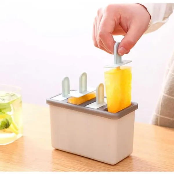 Isforme>4-pack glasform - Lav egne ispinde hjemme - nyttig is