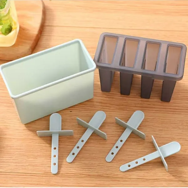Isforme>4-pack glasform - Lav egne ispinde hjemme - nyttig is