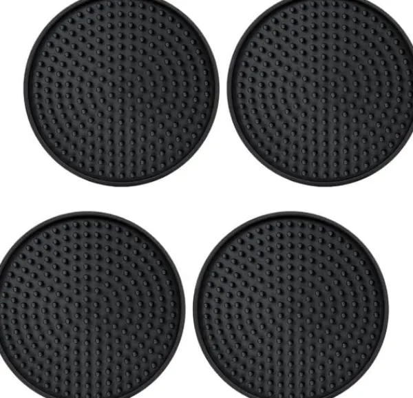 4-pak 10 mm sodavandsunderlag, absorberende sofabordunderlag, køkken- og sofaborddekoration Discount