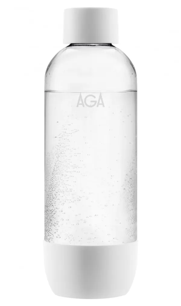 Sodavandsmaskiner>3-pak AGA AQVIA PET-flaske, 1L (hvid)