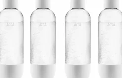 Sodavandsmaskiner>4-pak AGA AQVIA PET-flaske, 1L (hvid)