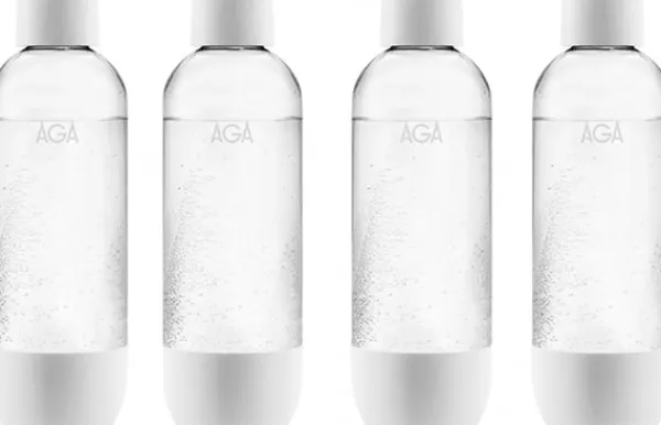 Sodavandsmaskiner>4-pak AGA AQVIA PET-flaske, 1L (hvid)