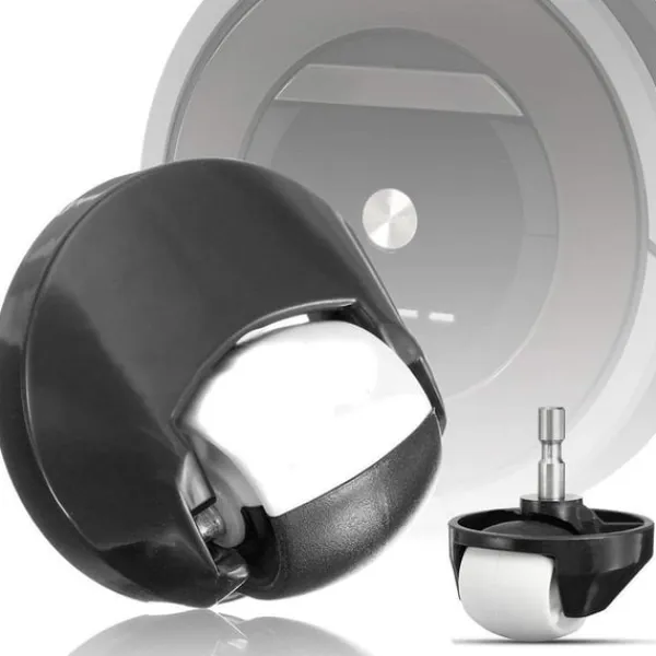 2-pak forhjul til iRobot Roomba 500/600/700/880/980 Sort Hot