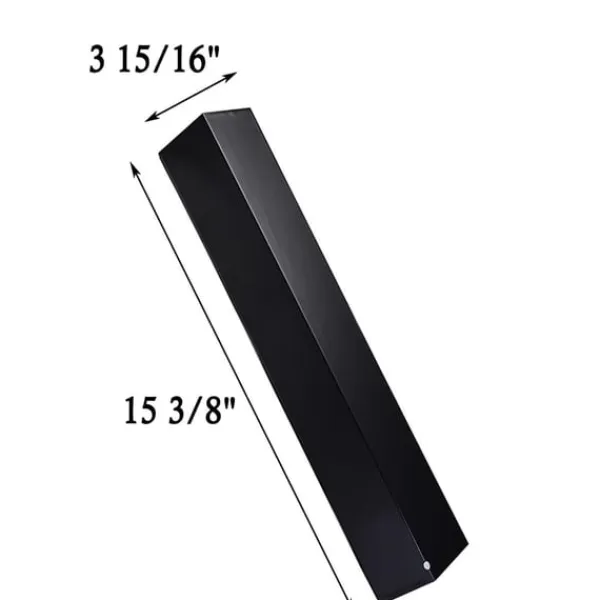 3-pak grillvarmeplader - Sort, kompatibel med Brinkmann, Uniflame, Charmglow og flere modeller Outlet