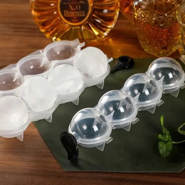 Isforme>2-pakke ISK-form til isbolde runde isbiter Ice Cube Formulerer plastik