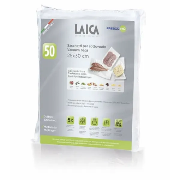 Vakuumpakkere>Pakketasker LAICA VT3510 25 x 30 cm 50 Dele
