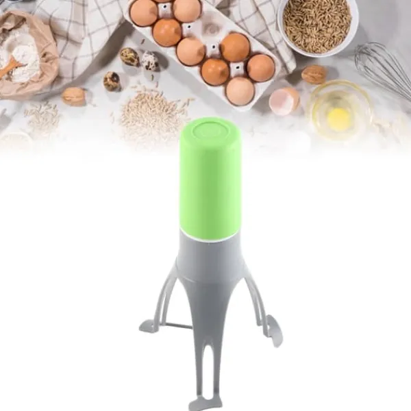 Mixere Og Blendere>Pan Omrører Trekant Æggepiskeris Plast Nem betjening Opvaskemaskine Tåler Køkken Omrører Mixer til Sauce Suppe Creme Green