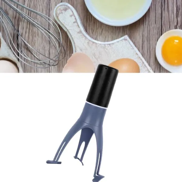 Mixere Og Blendere>Pan Omrører Trekant Æggepisker Plast Nem betjening Opvaskemaskine Tåler Køkken Omrører Mixer til Sauce Suppe Creme Blue
