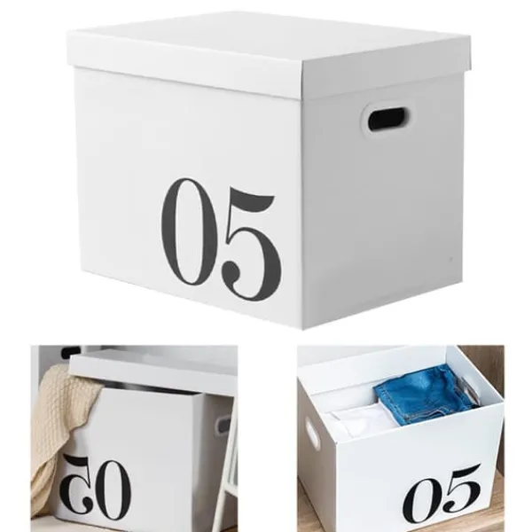 Pap Opbevaringskasse Stor Kapacitet Opbevaring Organizer Box Bølgepapir Flyttekasse til sovesal Legetøj No.5 Box Best
