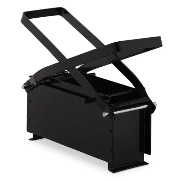 Papirbriketpresse, 25,5x28x14,5 cm, Sort
