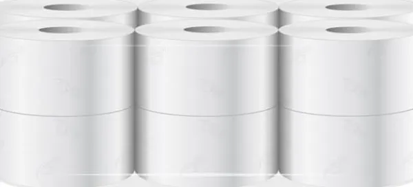 Papir/håndklæde 100% cellulose, 80 m/9 cm pakke 12 stk - BHP HIC 5131 Hot