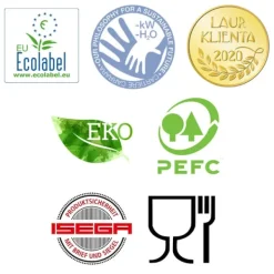 Papirklud, 300 m lang, glat, uden lim, 2 lag, Bulkysoft Premium, til glasering, 2 ruller Best