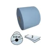 Papirrulle 2-lags 555mx24cm, blå, fnugfri Discount