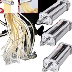 Pastamaskiner>Pasta Mixer Tilbehør, Justerbar Tykkelse, Alsidig Madlavning,Tynd Noodle Blade