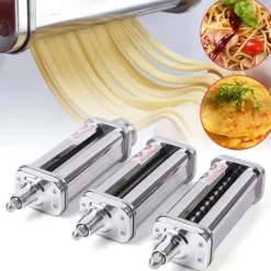Pastamaskine-tilbehør - Spaghettiskærer - Manuel - Rustfrit stål - Nem at rengøre - Lysegul Online