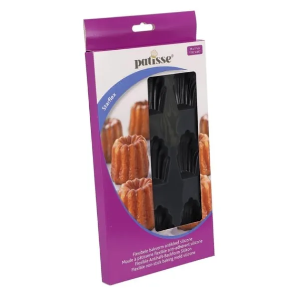 Patisse Madeleine Form 9 Rum 29x17 cm Sort/Silikone Online
