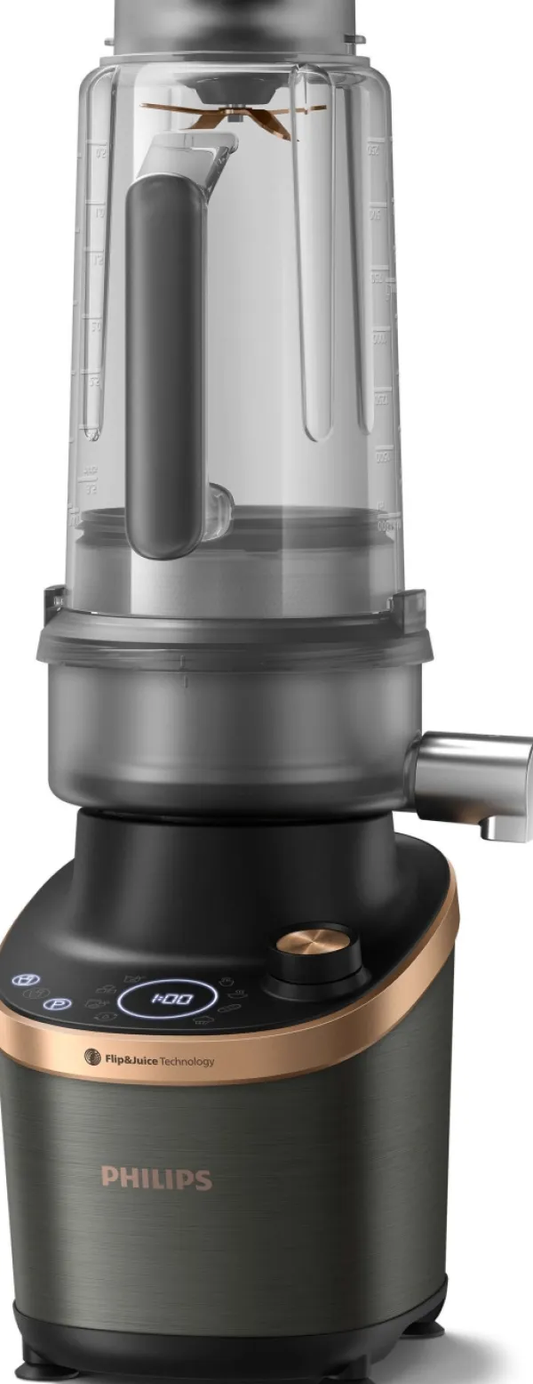 Philips Juicepresser - Nyd Friskpresset Juice Derhjemme>Flip&Juice HR3770/00 mixer with juicer