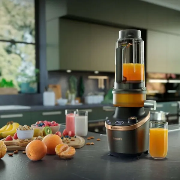 Philips Juicepresser - Nyd Friskpresset Juice Derhjemme>Flip&Juice HR3770/00 mixer with juicer