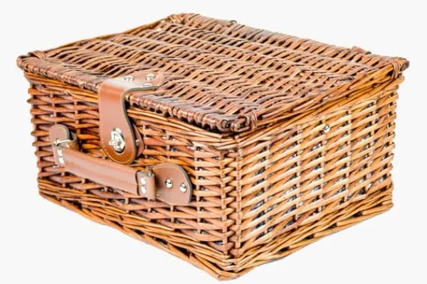Viking Choice Beholdere Til Mad & Drikkevarer>Picnickurv håndlavet 4-personers + service & termopose