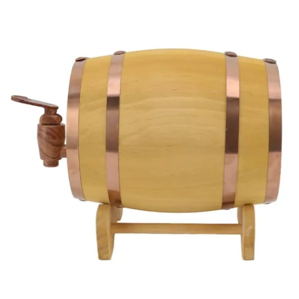 Vinflaskeholdere>Pine vinfat 750 ml träfat fat för förvaring av whisky vin sprit öl sprit