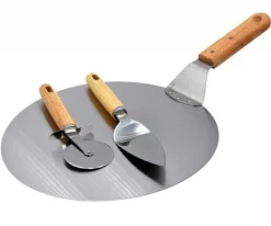 Pizzaspader>PIZZA SKOLE 30 cm MED redskaber 2935