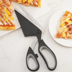 Pizzasaks i rustfrit stål med spatel Hot