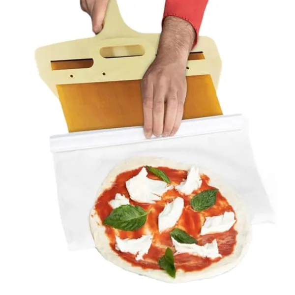 Pizzaspader>Pizzaskovl med non-stick pizza transfer 60x36cm